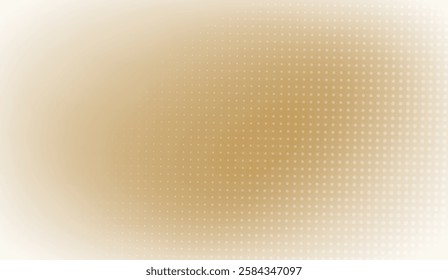 Elegant sandy halftone background with subtle gradient creating depth and texture ideal for versatile design applications and sophisticated presentations