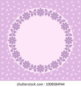 Elegant Save the Date card design. Vintage floral invitation card template.