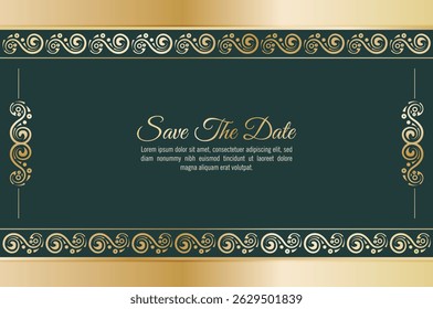 Elegant Save The Date Invitation Design