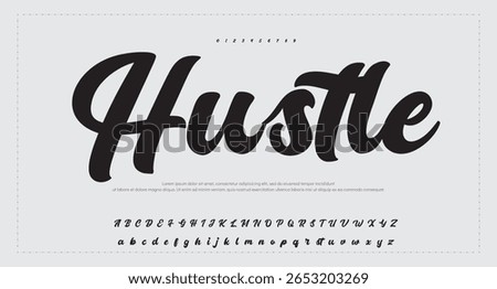 Elegant Script Font Alphabet Typography 