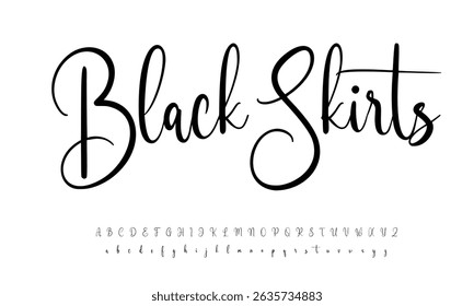 Elegant Script Signature Font for Wedding Invitations, Business Branding, and Fashion Projects 