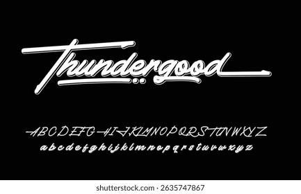 Elegant Script Signature Font for Wedding Invitations, Business Branding, and Fashion Projects 