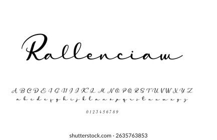 
Elegant Script Signature Font for Wedding Invitations, Business Branding, and Fashion Projects 