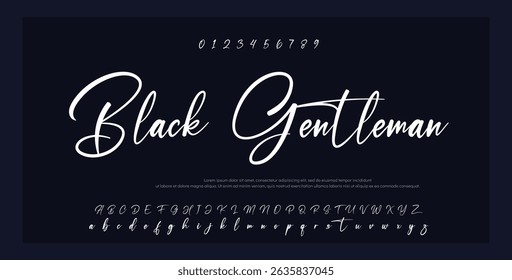 Elegant Script Signature Font for Wedding Invitations, Business Branding, and Fashion Projects 