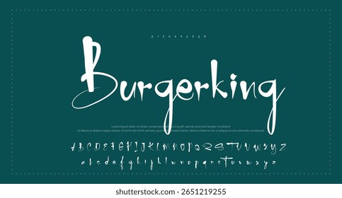 Elegant Script Signature Font for Wedding Invitations, Business Branding, and Fashion Projects 