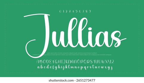 Elegant Script Signature Font for Wedding Invitations, Business Branding, and Fashion Projects 