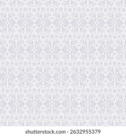 Elegant scrollwork seamless pattern featuring ornate curves and vintage flourishes. Ideal for decorative backgrounds, luxury design, fabric prints, invitations, and graphic design use.