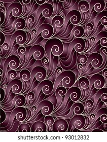 Elegant Seamless Abstract Background With Gradient Curves