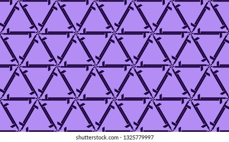Elegant seamless background with polygonal line. Triangular style. Vector illustration. Light, dark purple color. Modern design for you business, project