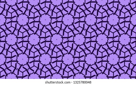 Elegant seamless background with polygonal line. Triangular style. Vector illustration. Light, dark purple color. Modern design for you business, project