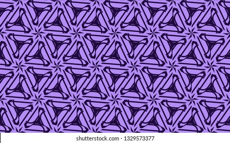 Elegant seamless background with polygonal line. Triangular style. Vector illustration. Light, dark purple color. Modern design for you business, project