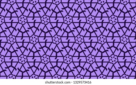Elegant seamless background with polygonal line. Triangular style. Vector illustration. Light, dark purple color. Modern design for you business, project
