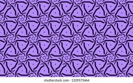 Elegant seamless background with polygonal line. Triangular style. Vector illustration. Light, dark purple color. Modern design for you business, project