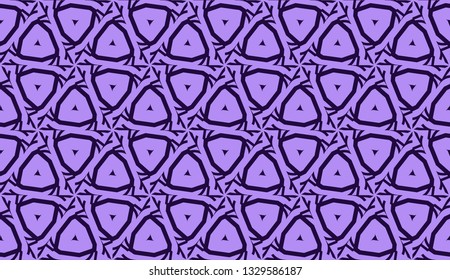 Elegant seamless background with polygonal line. Triangular style. Vector illustration. Light, dark purple color. Modern design for you business, project