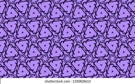 Elegant seamless background with polygonal line. Triangular style. Vector illustration. Light, dark purple color. Modern design for you business, project