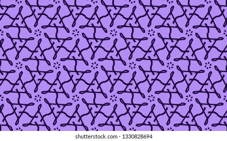 Elegant seamless background with polygonal line. Triangular style. Vector illustration. Light, dark purple color. Modern design for you business, project