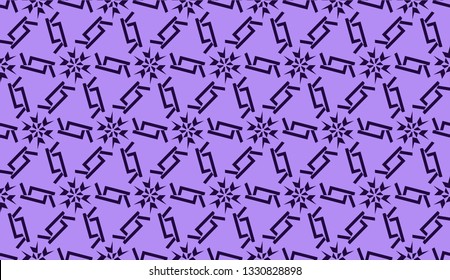 Elegant seamless background with polygonal line. Triangular style. Vector illustration. Light, dark purple color. Modern design for you business, project