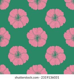 Elegante patrón botánico sin fisuras. Ornamento natural de moda para textiles, papel de envoltura, papel tapiz, libro de recortes, diseño de superficie.