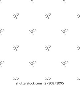 Elegant seamless bow pattern for wrapping paper, textile, branding, stationery and romantic projects