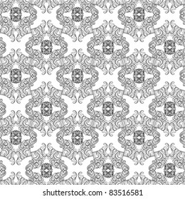 elegant seamless damask background