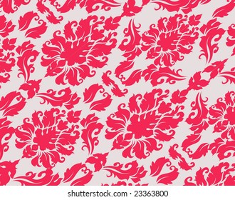 Elegant seamless damask pattern