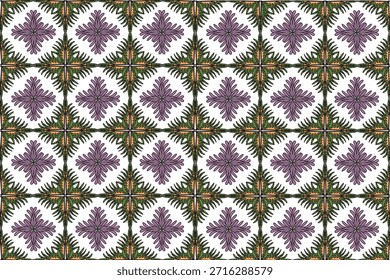 Elegante patrón de damasco sin costuras con motivos florales ornamentales clásicos con estilo barroco simétrico. Diseño de Fondo de pantalla vintage de lujo conveniente para el fondo, la materia textil, la tela, la decoración interior, el empaquetado, el papel de embalaje, y la marca superior. Patrón decorativo atemporal con estética sofisticada y real.