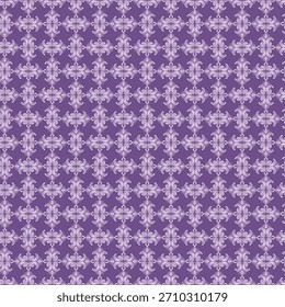 Elegante padrão de damasco sem costura em roxo claro
