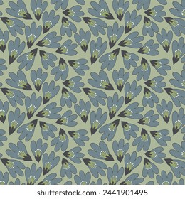 Elegant seamless decorative floral pattern vector design. Colorful floral pattern suitable for background, texture, fabric, wrapping, textile, clothing, print or others.