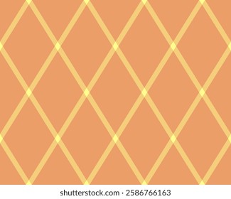 Elegant, seamless diamond pattern in warm, earthy tones.  Perfect for backgrounds, textiles, or packaging design.  The subtle, intersecting lines create a sophisticated and visually appealing texture.