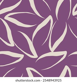 Elegante patrón floral sin fisuras con flores de otoño. Fondo botánico repetible. Ilustración vectorial plana.
