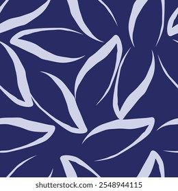 Elegant seamless floral pattern with fall flowers. Repeatable botanical background. Flat vector illustration.