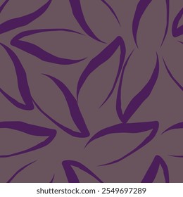 Elegant seamless floral pattern with fall flowers. Repeatable botanical background. Flat vector illustration.