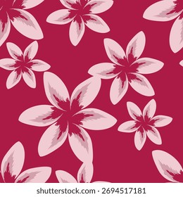 Elegante patrón floral sin costuras con flores de color rosa, amarillo y púrpura vibrantes, perfecto para impresiones de telas, Fondos de pantalla y fondos digitales