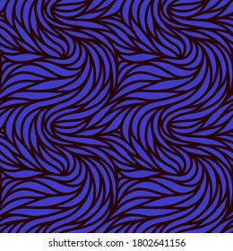 Elegante patrón floral sin fisuras. Fondo abstracto vectorial ondulado. Elegante textura monocromática a rayas.