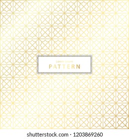 Elegant seamless geometric pattern