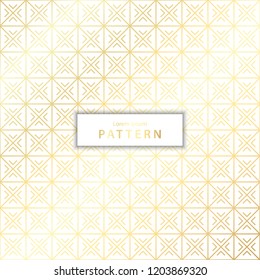 Elegant seamless geometric pattern