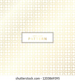 Elegant seamless geometric pattern
