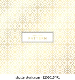 Elegant seamless geometric pattern