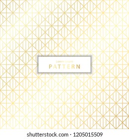 Elegant seamless geometric pattern
