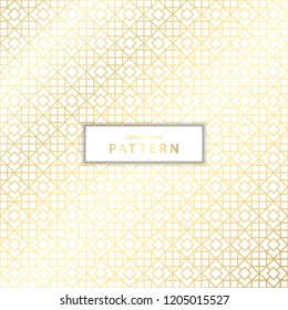 Elegant seamless geometric pattern