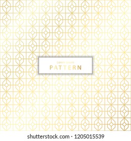 Elegant seamless geometric pattern