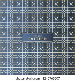 Elegant seamless geometric pattern
