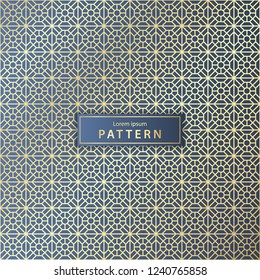 Elegant seamless geometric pattern