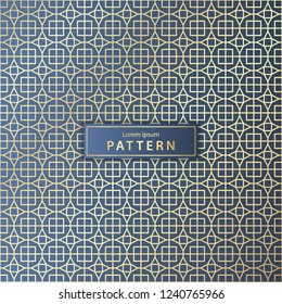 Elegant seamless geometric pattern