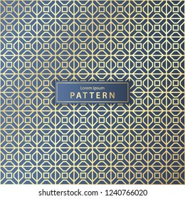 Elegant seamless geometric pattern
