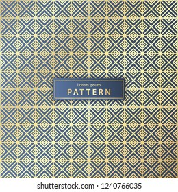 Elegant seamless geometric pattern