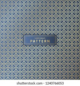 Elegant seamless geometric pattern