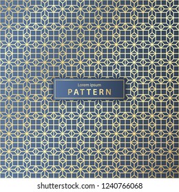 Elegant seamless geometric pattern