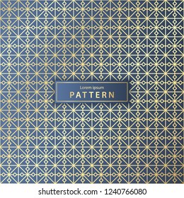 Elegant seamless geometric pattern