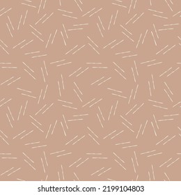 Elegant seamless geometric pattern, bamboo vector. Beige color Confetti lines, Stripes. Stylish print for Fashion, Home furnishings, Textiles, Gift wrapping paper, Tablecloth, Wallpaper, Linen